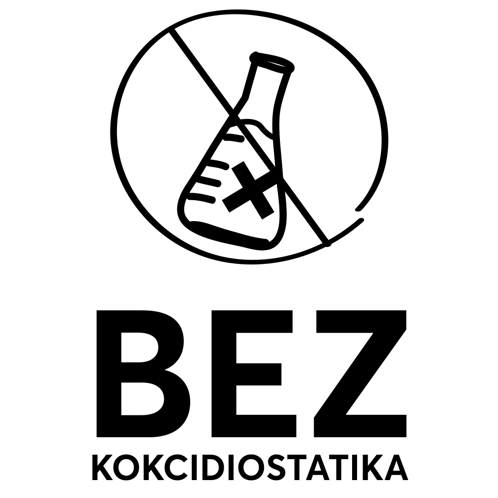 Purex piktogrami - bez kokcidiostatika